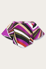 PUCCI Iride-Print Silk-Twill Top | Women Tops And Shirts