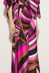 PUCCI Iride-Print Silk-Twill Trousers | Women Pants And Shorts