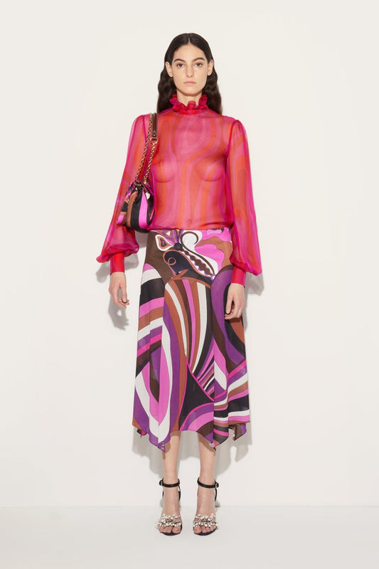 PUCCI Iride-Print Skirt | Women Skirts