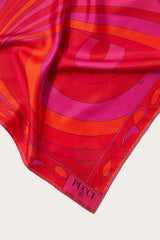 PUCCI Iride-Print Small Silk-Twill Carré | Women Silks