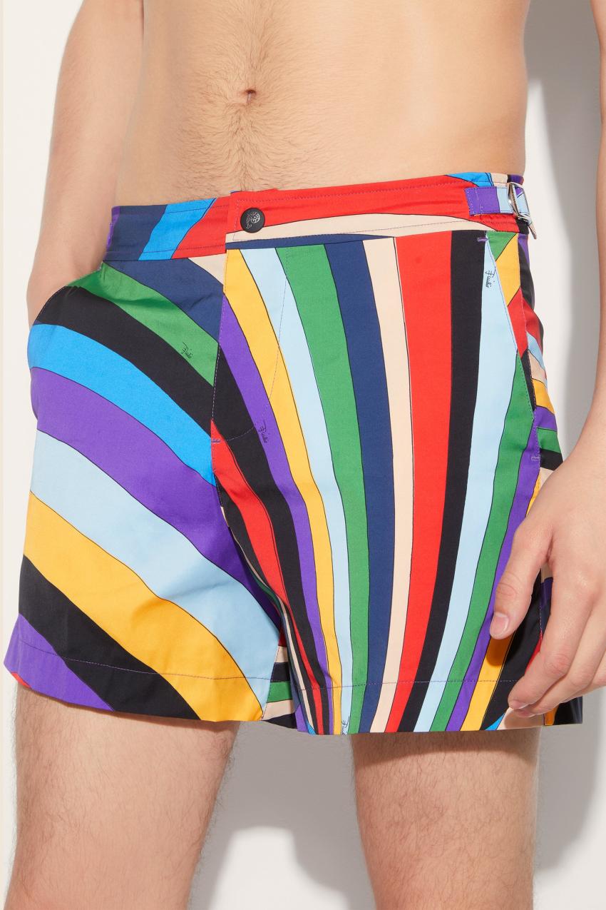 PUCCI Iride-Print Swim Shorts | Men Swimwear