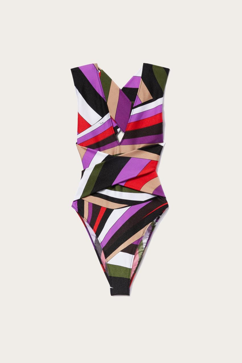 PUCCI Iride-Print Swimsuit | Women Swimsuits