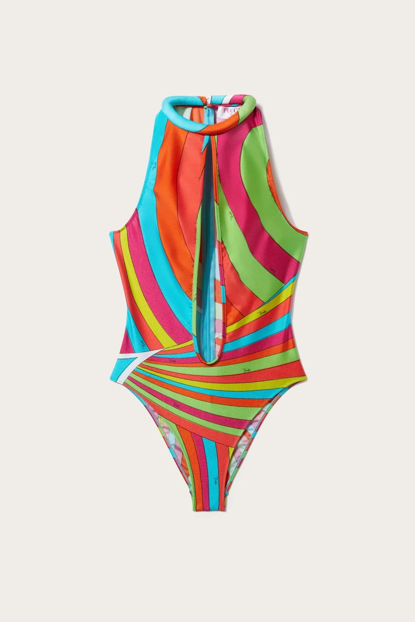PUCCI Iride-Print Swimsuit | Women Swimsuits