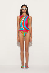 PUCCI Iride-Print Swimsuit | Women Swimsuits