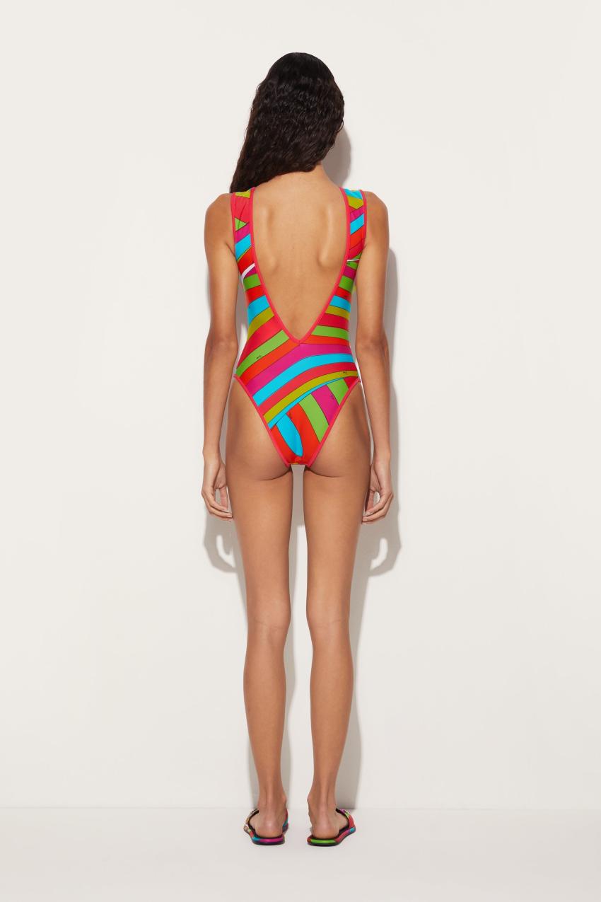 PUCCI Iride-Print Swimsuit | Women Swimsuits