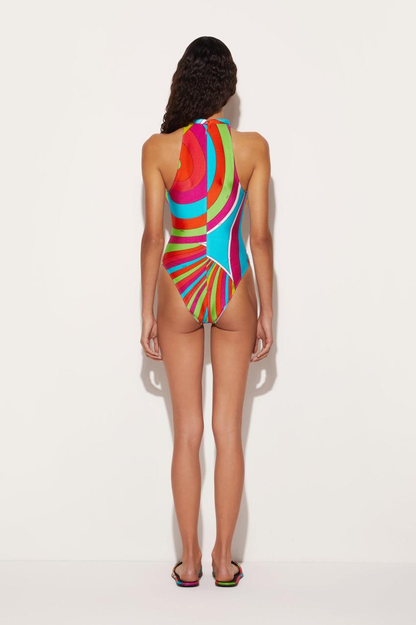 PUCCI Iride-Print Swimsuit | Women Swimsuits