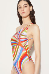 PUCCI Iride-Print Swimsuit | Women Swimsuits
