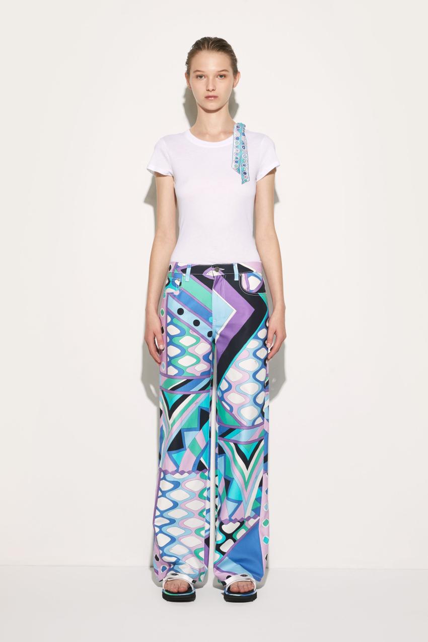 PUCCI Iride-Print T-Shirt | Women T-Shirts And Sweatshirts