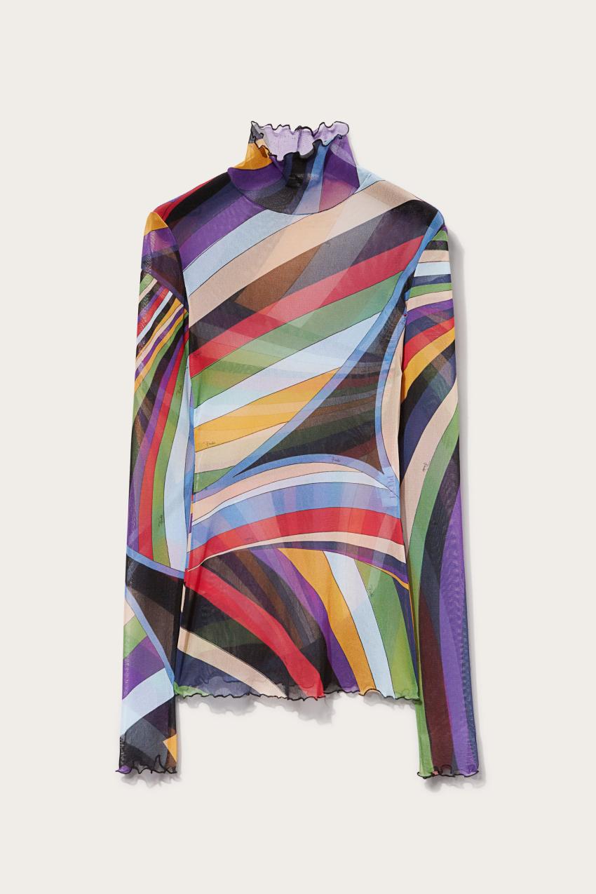 PUCCI Iride-Print Top | Women Tops And Shirts
