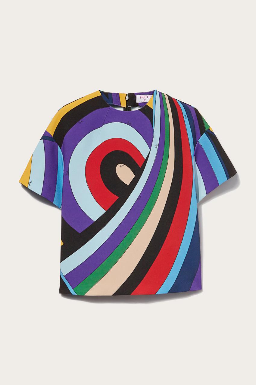 PUCCI Iride-Print Top | Women Tops And Shirts