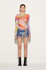PUCCI Iride-Print Top | Women Tops And Shirts