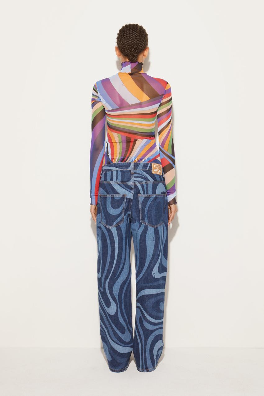 PUCCI Iride-Print Top | Women Tops And Shirts