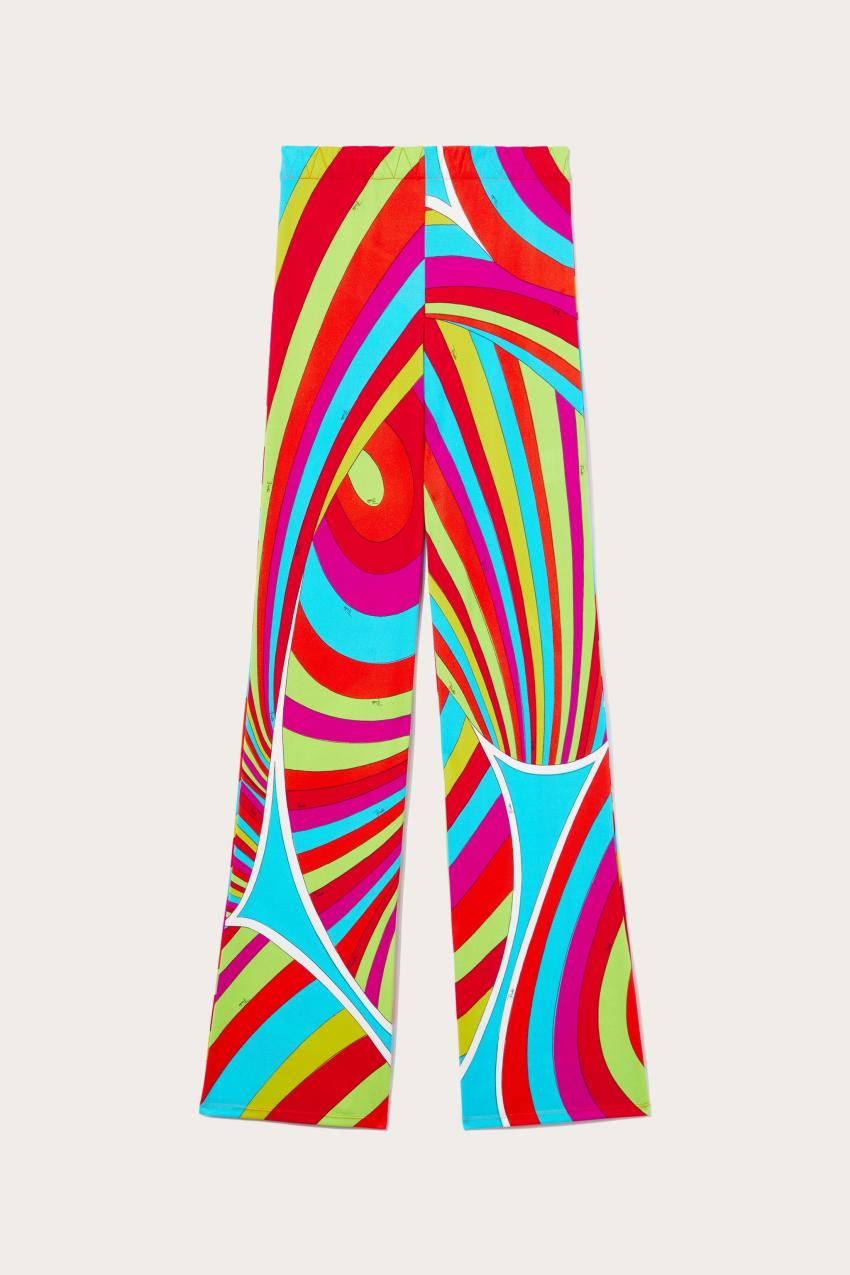 PUCCI Iride-Print Trousers | Women Pants And Shorts