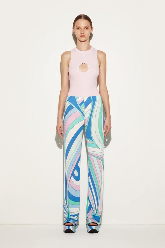 PUCCI Iride-Print Trousers | Women Pants And Shorts
