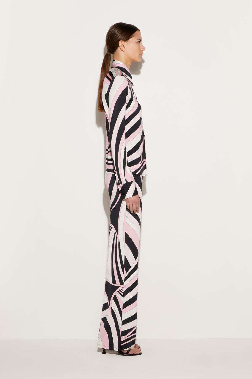 PUCCI Iride-Print Trousers | Women Pants And Shorts