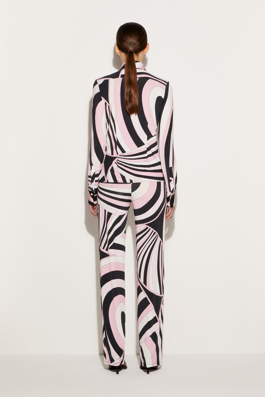 PUCCI Iride-Print Trousers | Women Pants And Shorts