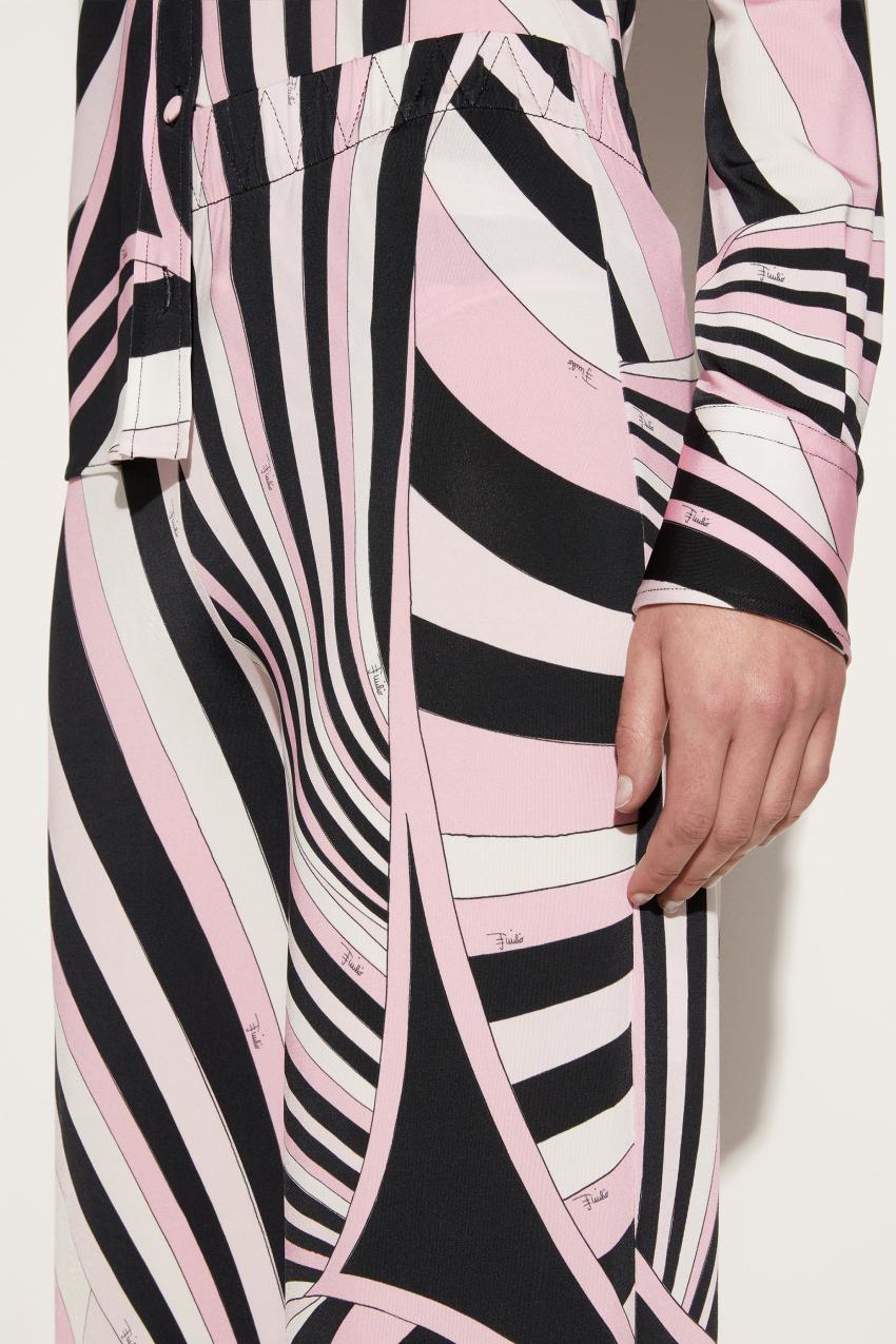 PUCCI Iride-Print Trousers | Women Pants And Shorts