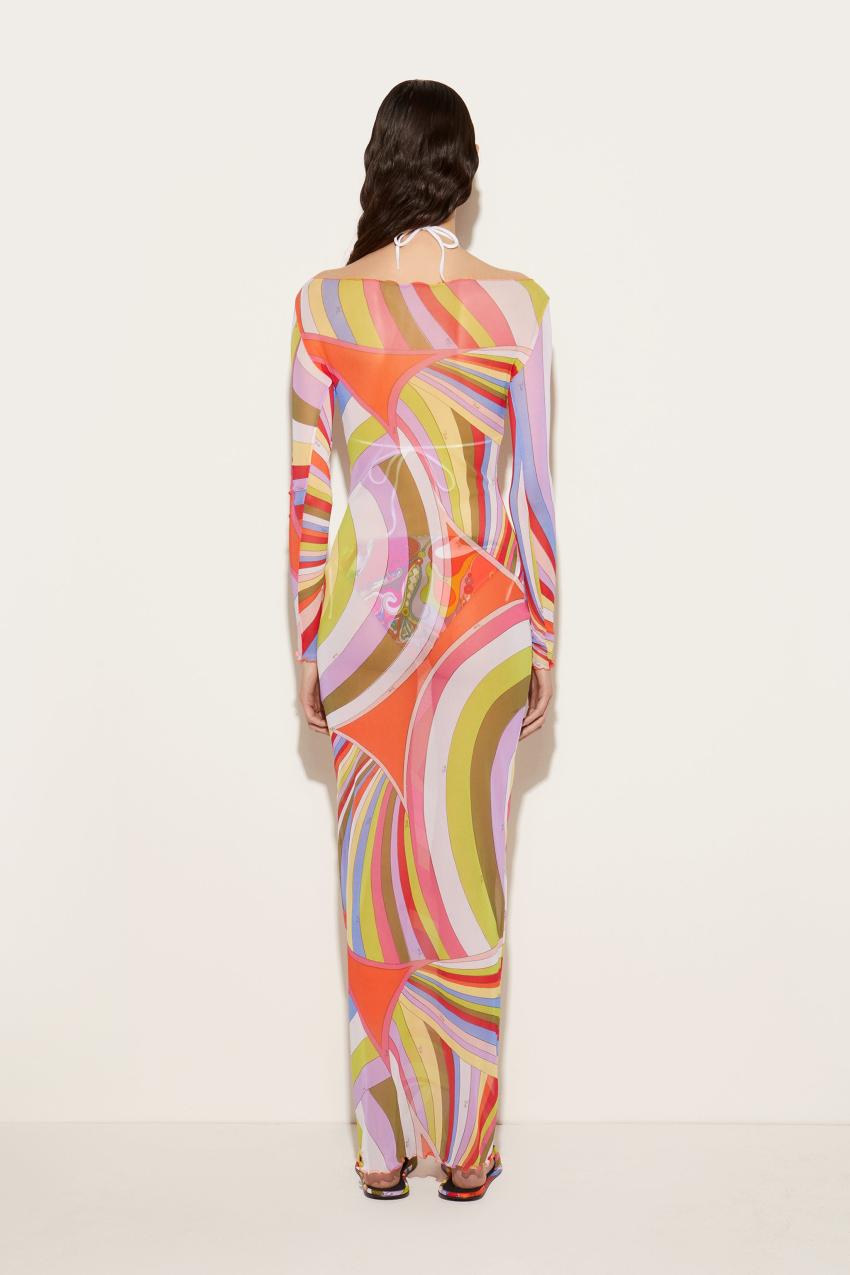 PUCCI Iride-Print Tulle Dress | Women Dresses