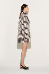 PUCCI Iride-Print Tweed Coat | Women Outerwear