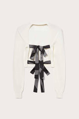 PUCCI Iride Silk-Twill Cropped Top | Women Knitwear