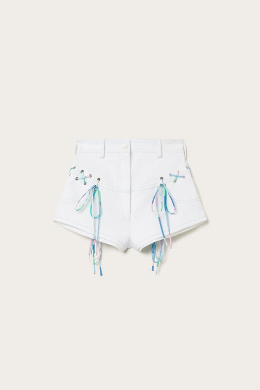 PUCCI Lace-Up Shorts | Women Pants And Shorts