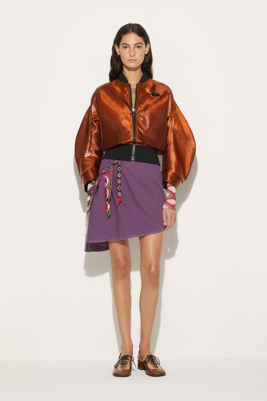 PUCCI Leather-Effect Bomber Jacket | Women Jackets