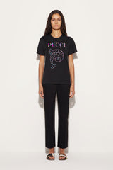 PUCCI Logo-Print Cotton T-Shirt | Women T-Shirts And Sweatshirts