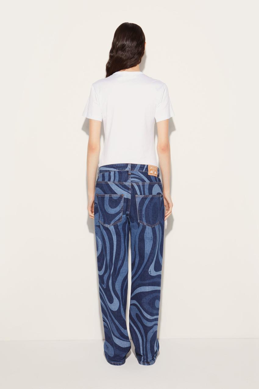 PUCCI Logo-Print Cotton T-Shirt | Women T-Shirts And Sweatshirts