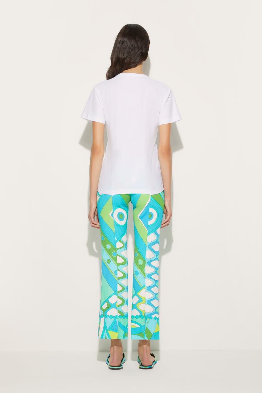 PUCCI Logo-Print Cotton T-Shirt | Women T-Shirts And Sweatshirts