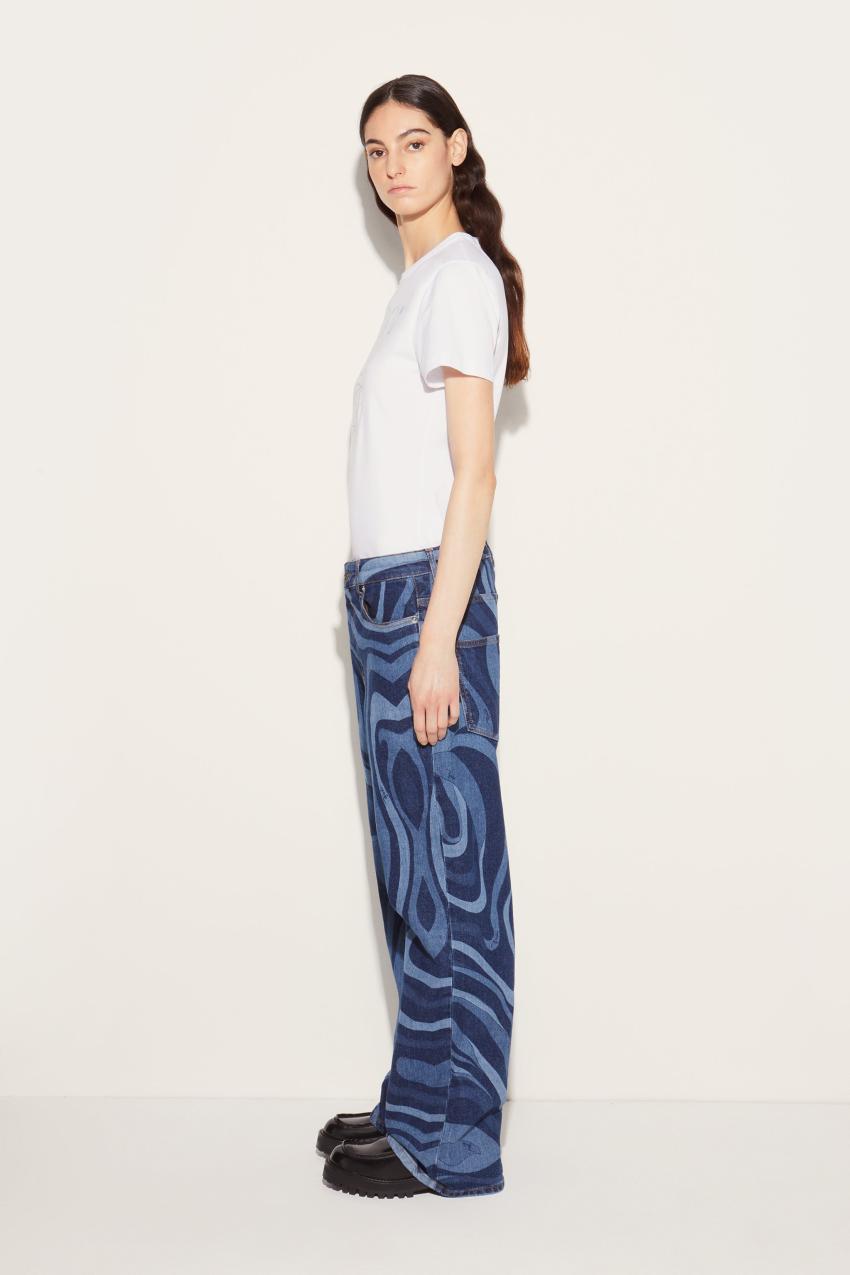 PUCCI Logo-Print Cotton T-Shirt | Women T-Shirts And Sweatshirts