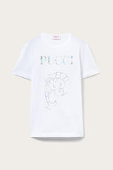 PUCCI Logo-Print Cotton T-Shirt | Women T-Shirts And Sweatshirts