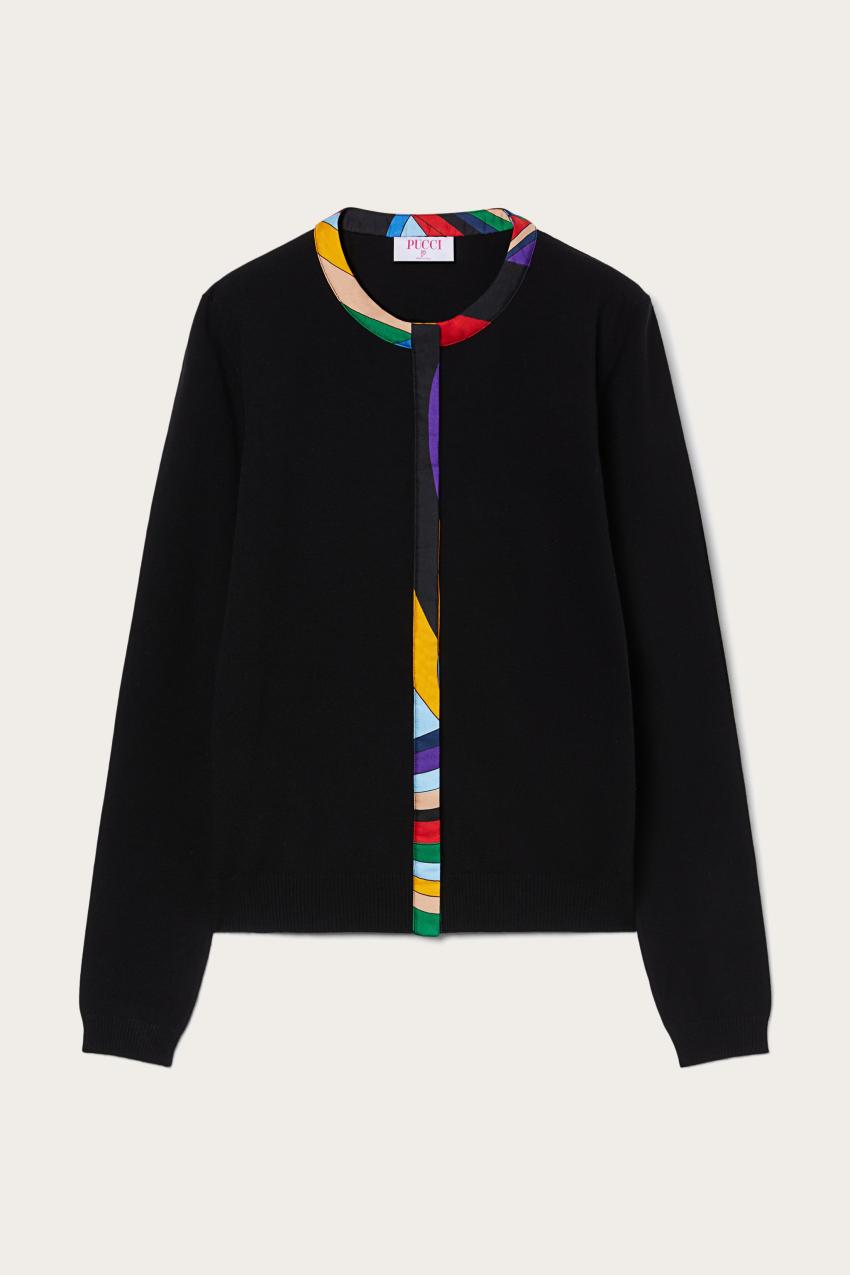 PUCCI Long-Sleeve Cardigan | Women Knitwear