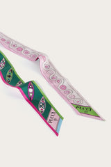 PUCCI Marmo And Onde-Print Silk-Twill Visor | Women Hats And Hair Accessories