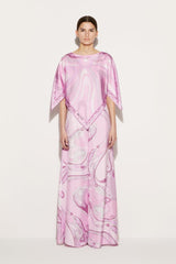 PUCCI Marmo And Orchidee-Print Silk-Twill Top | Women Tops And Shirts