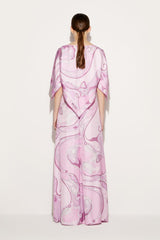 PUCCI Marmo And Orchidee-Print Silk-Twill Top | Women Tops And Shirts