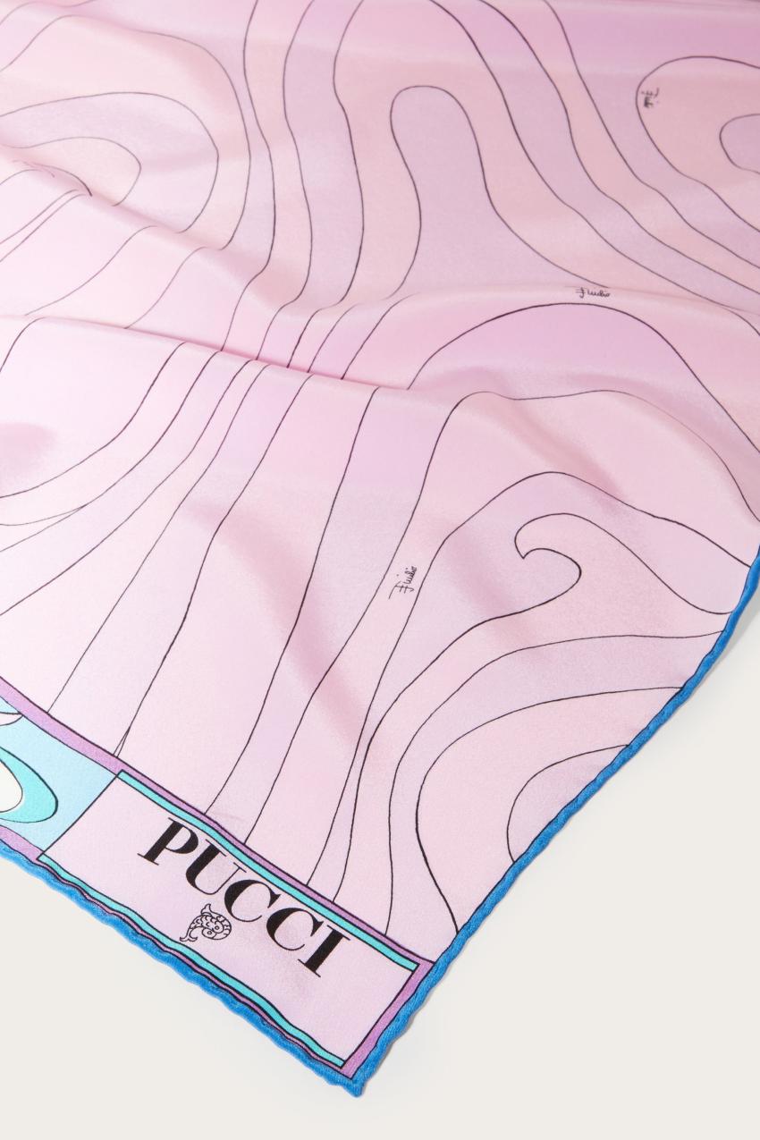 PUCCI Marmo And Pesci-Print Silk Stole | Women Silks