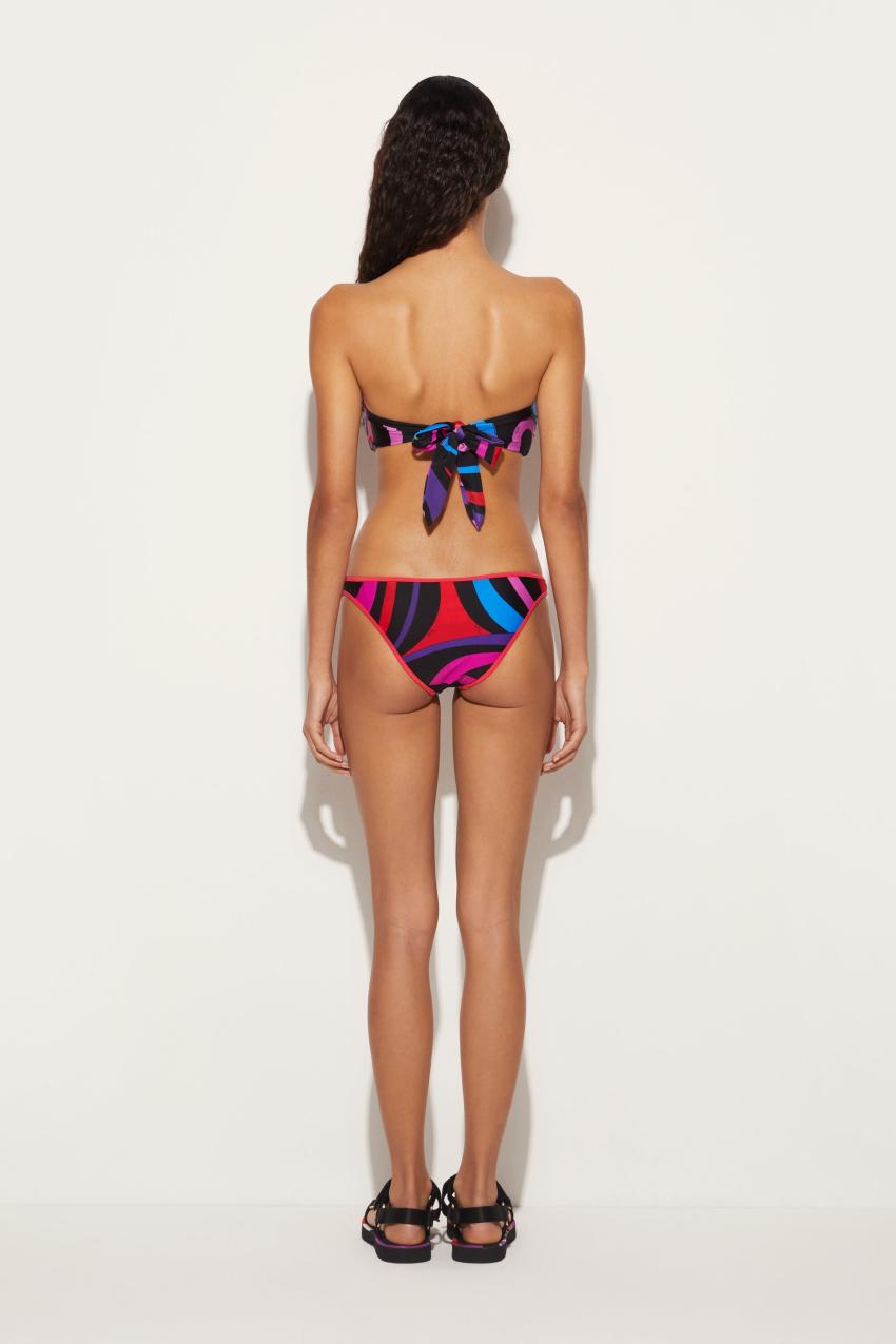 PUCCI Marmo-Print Bandeau Bikini Top | Women Bikini