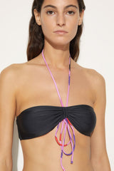 PUCCI Marmo-Print Bandeau Bikini Top | Women Bikini