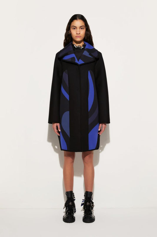 PUCCI Marmo-Print Coat | Women Outerwear