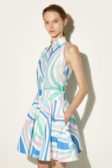 PUCCI Marmo-Print Cotton Mini Skirt | Women Skirts