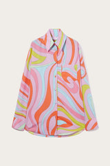 PUCCI Marmo-Print Cotton Shirt | Women Tops And Shirts