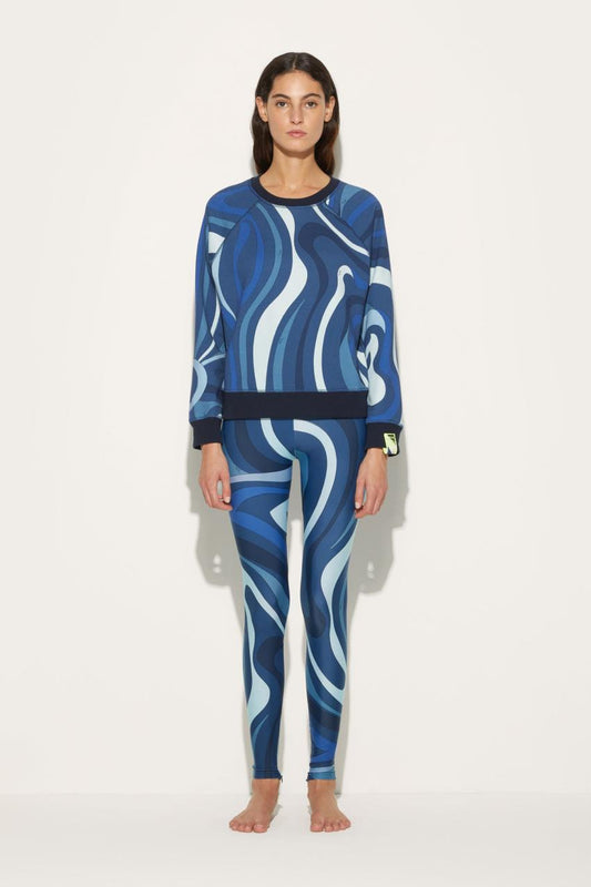 PUCCI Marmo-Print Cotton Sweatshirt | Women Athleisure