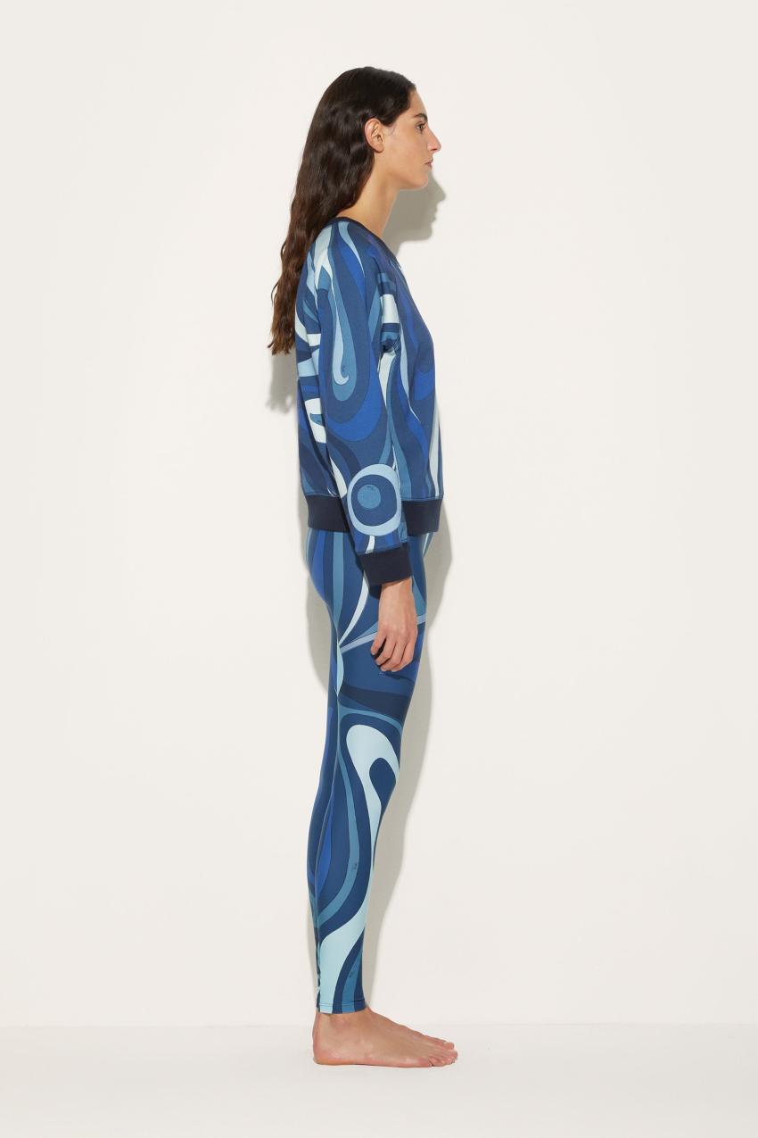 PUCCI Marmo-Print Cotton Sweatshirt | Women T-Shirts And Sweatshirts
