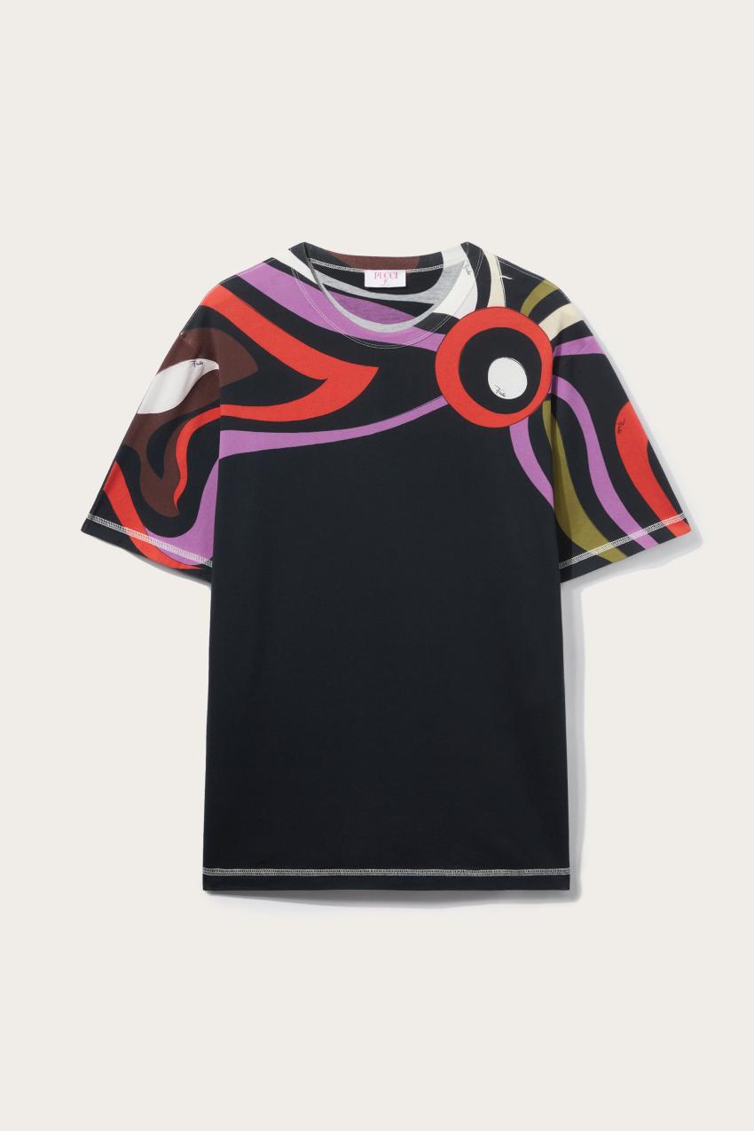 PUCCI Marmo-Print Cotton T-Shirt | Men Ready To Wear