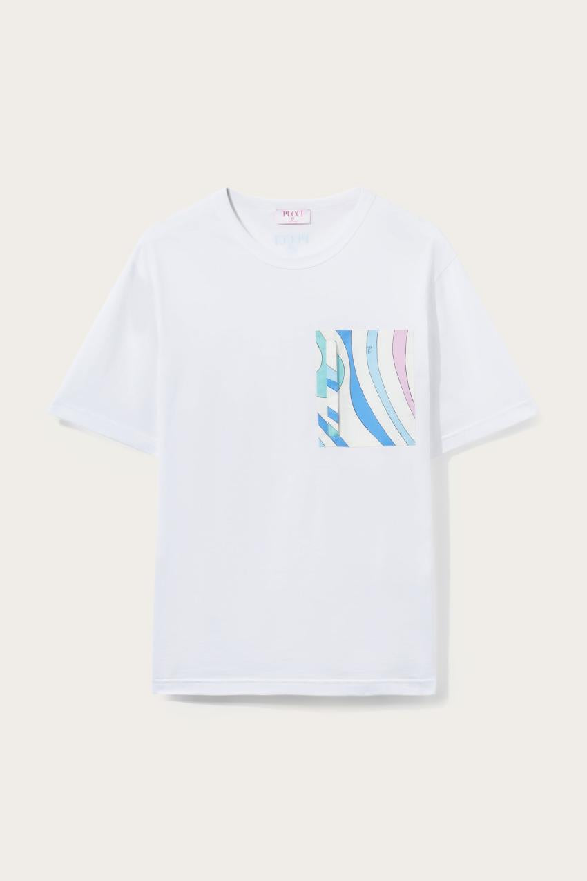 PUCCI Marmo-Print Cotton T-Shirt | Men Ready To Wear