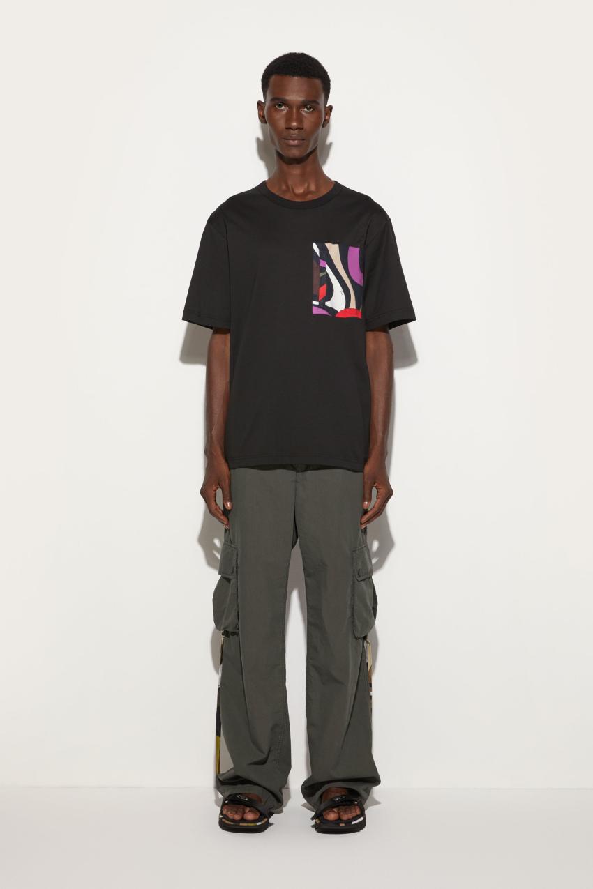 PUCCI Marmo-Print Cotton T-Shirt | Men Ready To Wear