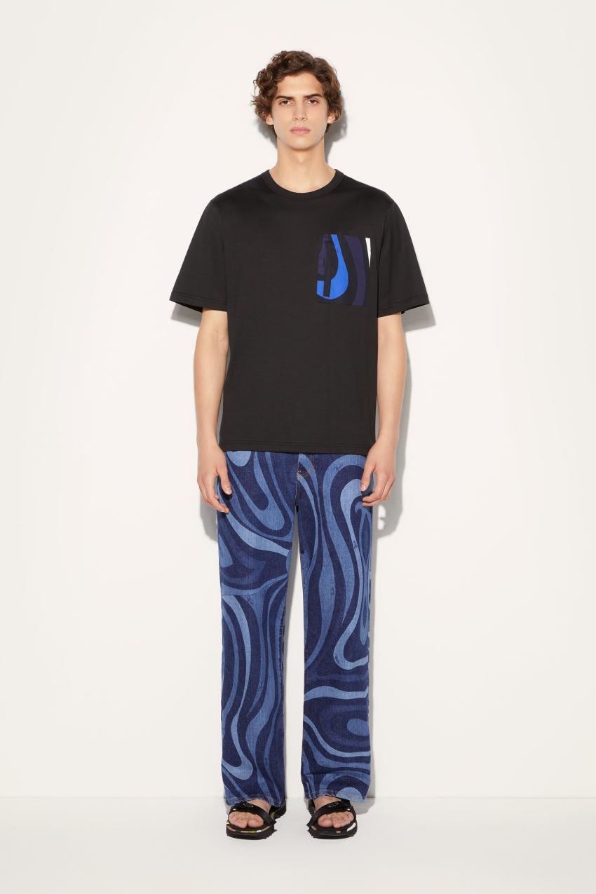 PUCCI Marmo-Print Cotton T-Shirt | Men Ready To Wear