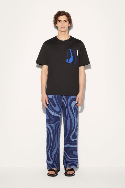 PUCCI Marmo-Print Cotton T-Shirt | Men Ready To Wear