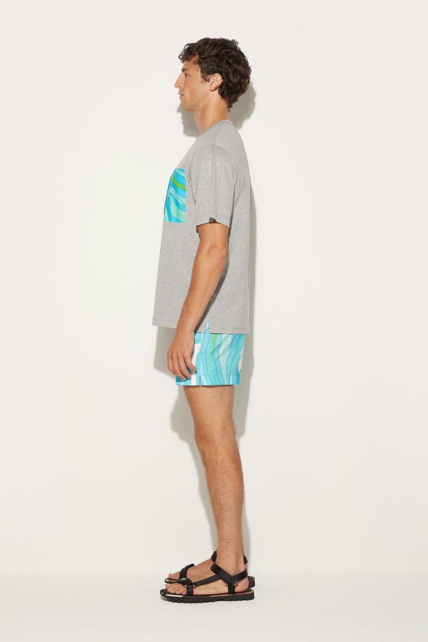 PUCCI Marmo-Print Cotton T-Shirt | Men Ready To Wear