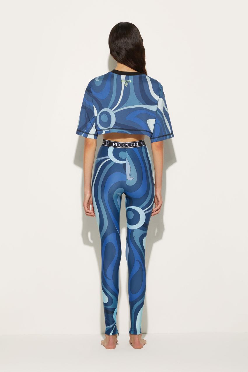 PUCCI Marmo-Print Cotton T-shirt | Women Athleisure